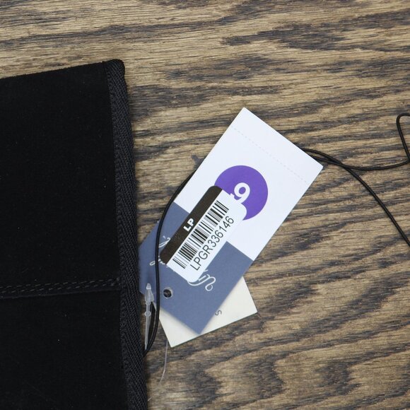 Universal Thread Womens Sarah Suede Shearling Winter Boots 91467407 Black 6M - Picture 6 of 9